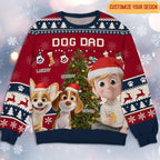 Wrappiness A Girl And Her Dog Christmas Sweatshirt - Cozy Unisex Fit Custom Shirt - Cute for Women Pet Lovers