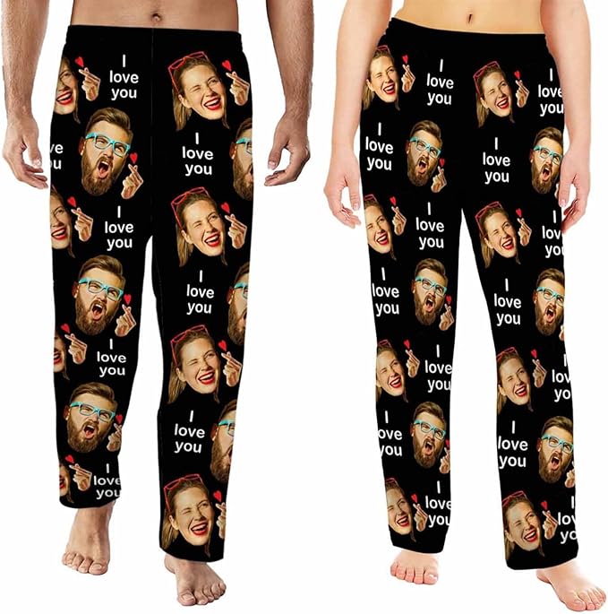 Custom Pajama Pants Customized Pajamas For Men Women Funny Xmas Pjs