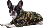 Camo French Bulldog Clothes Dog Hoodie Sweatshirts with Pockets for Small Dogs Puppy Chihuahua Coat Clothing Pet Cat Hoodie Fleece Dog Sweaters Costume