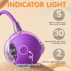 Rocfish Durable Interactive Cat Toys for Indoor Cats, Smart Automatic Cat Chase Ball Toy, Upgraded Speedy Tail Kitten Toy for Bored Indoor Adult Pets (Purple)