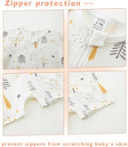Unisex Summer Trendy 2-Pack Rompers Short Sleeve Zipped Bodysuit Infant Cotton Outfits