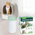 Cat Litter Box Liner Compatible with Litter Box Robot 4 & 3, Waste Bags 100 Pack, Waste Drawer Liners Heavy Duty White