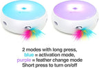 PetFusion Ambush Interactive Cat Toys for Indoor/Outdoor Activity - New & Improved Cat Feather Toys Replacement Feathers Available 12 Month Warranty