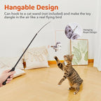 Potaroma Cat Toys Flapping Bird (No Flying), Lifelike Sandpiper Chirp Tweet, Rechargeable Touch Activated Kitten Toy Interactive Cat Exercise Toys for All Breeds Cat Kicker Catnip Toys 4.0"
