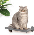 SVD.PET Cat Wall Shelves, 17" x 8" Wall Furniture with Felt Pad, Modern Design, Easy to Install & Clean, Cat Perch for Sleeping & Playing (Dark Grey)