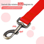 HIKISS Long Dog Leash Obedience Recall Training Agility Lead with Thickening Material for Large Dog - 15ft 20ft 30ft 50ft 100ft Training Leash(Red 20ft)