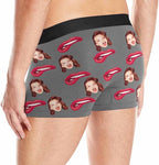 M YESCUSTOM Custom Faces Funny Short Briefs Gift for Husband Underwear