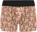 M YESCUSTOM Custom Boxers Briefs for Men Personalized Boxers with Face Mens Funny Underwear with Photo XS-5XL
