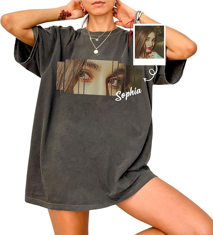 NAZENTI Custom Valentine Shirt Gifts for Boyfriend, Customized Bootleg Rap Tee