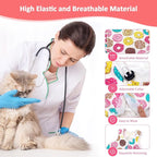 2 PCS Cat Recovery Suit Female Cat Onesie for Cats After Surgery Spay Abdominal Wounds, Kitten Surgery Recovery Suit Female Breathable E-Collar Alternative Kitten Onesie Anti Licking Medium