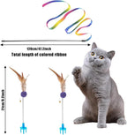 Kitten Starter Kit - 15 Piece Cat Essentials Set Includes Litter Box, Toys, Collars, Scratch Pad, Nail File, Automatic Feed Bowls, Grooming Gloves