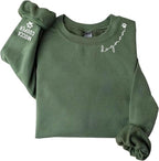 Personalized Dog Mom Sweatshirt, Custom Pet Name Sweater for Women, Dog Lover Gift, Cute Pet Apparel