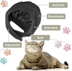 9 Pcs Cat Bathing Bag Set Cat Shower Bag Anti Bite and Scratch for Pet Grooming Washing Brush Comb Muzzle Nail Clipper Nail File Tick Tool(Blue, Gray)