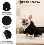 EXPAWLORER Dog Hoodie-Soft and Warm Dog Sweaters, Pet Clothes Autumn Winter Coat Sweatshirt with I Love My DAD Print for Puppy,Cat, Small Medium Large Dogs