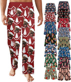 Custom Pajama Pants for Men, Personalized PJ Pants with Photos, Custom Mens Pajama Shorts, Gifts for Dad Husband