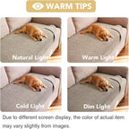 H.VERSAILTEX Non Slip Pet Couch Cover Chenille Dog Bed Protector Thick Soft Sofa Slipcover Pet Friendly Washable Couch Cushion Covers for Pets (68" x 82", Island Fossi)