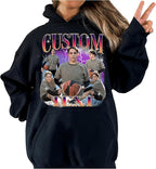 NAZENTI Custom Valentine Shirt Gifts for Boyfriend, Customized Bootleg Rap Tee