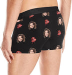 M YESCUSTOM Custom Boxers Briefs for Men Personalized Boxers with Face Mens Funny Underwear with Photo XS-5XL