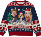 Wrappiness A Girl And Her Dog Christmas Sweatshirt - Cozy Unisex Fit Custom Shirt - Cute for Women Pet Lovers