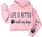 Custom Dog Mom Shirt for Women Pet Ears Sweatshirt with Name Unique Puppy Line Art Cute Dad Hoodie for DogDad Owner Lover