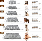 Mora Pets Dog Bed Crate Pad Ultra Soft Pet Bed with Cute Star Print Washable Crate Mat for Large Medium Small Dogs Reversible Fleece Dog Crate Kennel Mat Cat Bed Liner 22-Inch Grey