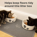 Bulk buys Cat Litter Mat. Traps Litter. Soft Non-Slip Surface. Easy to Clean. 11.5 x 15.75 in Gray Mat for Litter Box Area