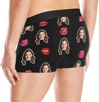 M YESCUSTOM Custom Boxers Briefs for Men Personalized Boxers with Face Mens Funny Underwear with Photo XS-5XL