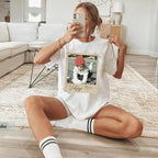 NAZENTI Custom Valentine Shirt Gifts for Boyfriend, Customized Bootleg Rap Tee