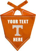 Pets First NCAA Tennessee Volunteers Personalized Tie Around Bandana for Dogs & Cats, Size Large/X-Large. Custom Dog Bandana Scarf Bib for Cat Dog. The Ultimate Game-Day & Party Customizable Bandana