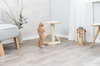 TRIXIE Vitoria 16.9-in Cat Tree for Kittens, Kitty Scratching Post, Sisal Covered Scratcher, Dangling Cat Toy, Beige