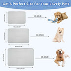 Dog Cooling Mat, Portable Pets Cool Mat, Durable Machine Washable Pets Pad, X-Large, Grey