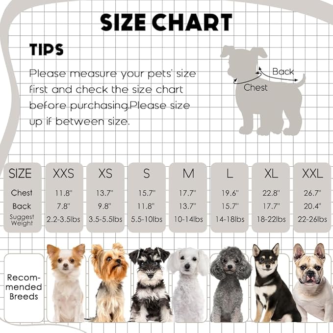 3 Pack Dog Sweaters for Small Dogs Girl Boy Winter Fleece Clothes Warm Soft Dog Sweatshirt Outfit for Dogs Cats Pet Apparel