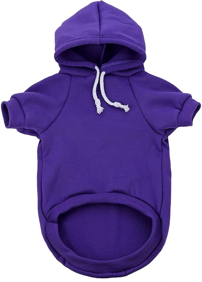 Blank Dog Sweatshirt Pet Hoodie for Large Dogs Doggie Clothes