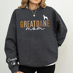 Personalized Dog Sweatshirt for Pet Lovers, Custom Name Crewneck, Cozy Gift for Dog Owners