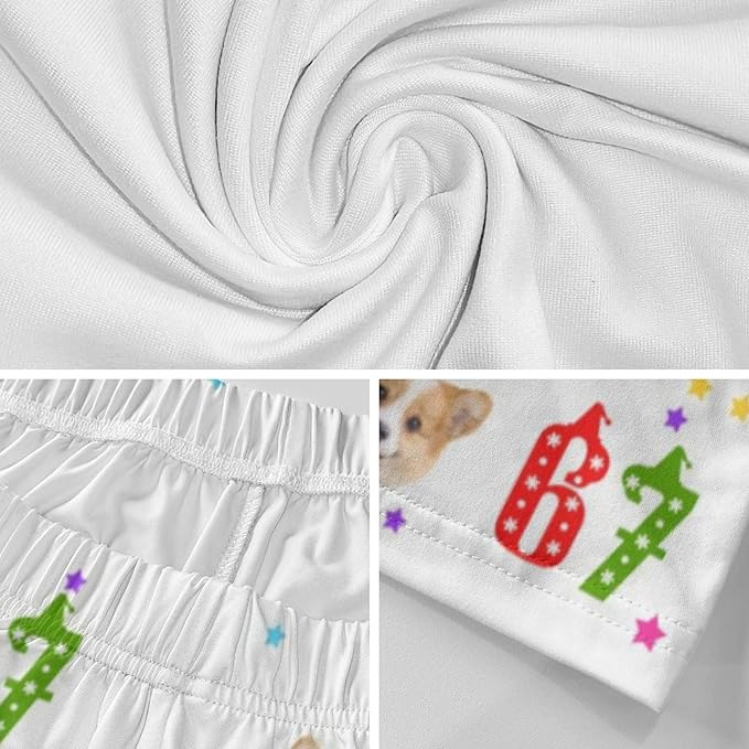 Custom Pajama Pants for Women Men, Personalized 67 Name Photo PJ Family Six Seven Matching Sleep Bottoms Birthday Xmas Gifts
