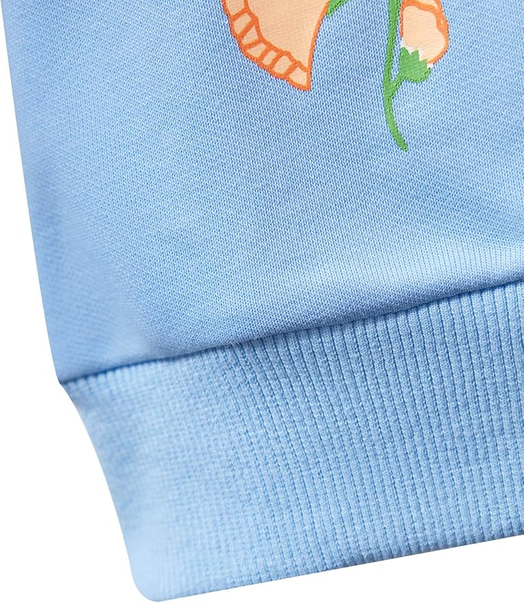 RETSUGO Toddler Baby Girls Sweatshirts Casual Pullover Crewneck Winter Long Sleeve Tops Shirts Clothes 3T-8T