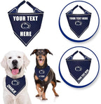 Pets First NCAA Penn State Nittany Lions Personalized Tie Around Bandana for Dogs & Cats, Size Small/Medium. Custom Dog Bandana Scarf Bib for Cat Dog. Ultimate Game-Day & Party Customizable Bandana