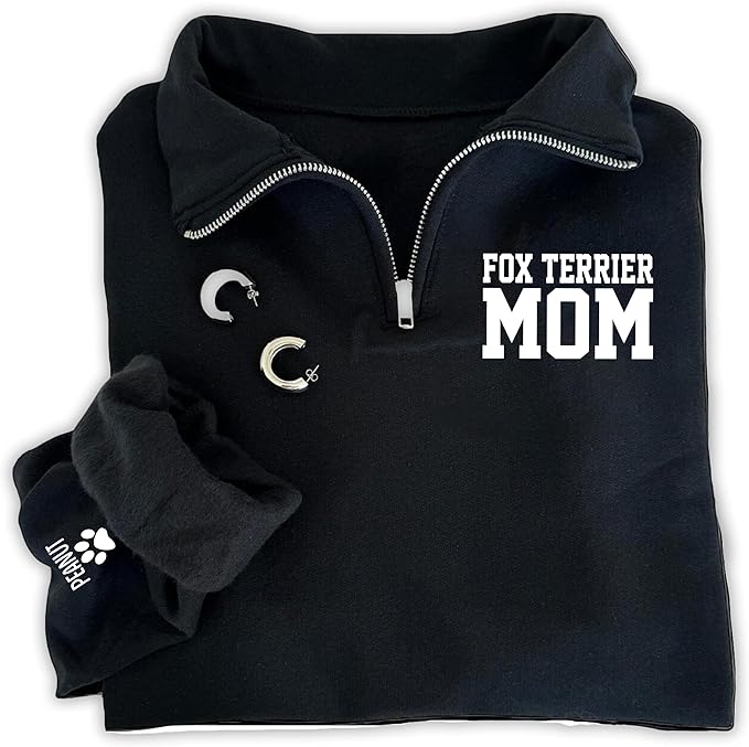 UrbanNEST Custom Dog Mom Sweatshirt, Cute & Cozy Gift for Dog Lovers, Perfect for Pet Moms