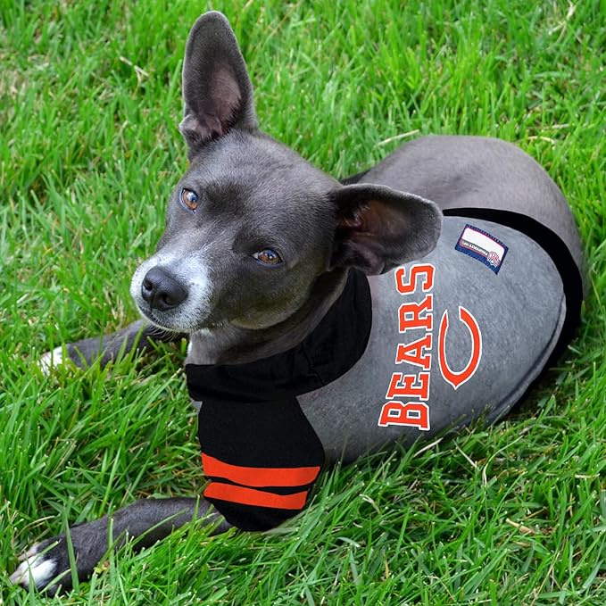 Pets First Chicago Bears Hoodie for Dogs & Cats. NFL Football Licensed Dog Hoody Tee Shirt, Small. Sports Hoody T-Shirt for Pets. Licensed Sporty Dog Shirt (CHI-4044-SM)