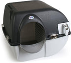 Omega Paw Elite Self Cleaning Roll 'n Clean Litter Box, Midnight Black, Large (EL-RA20-1)