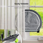 2 Pack Cat Window Perch Cordless, Kitty Hammock with Sunken Design Foldable & Stable Cat Beds- Breathable Window Hammock for Overlooking, Sunbathing and Climbing - Maximum Hold Up to 40lb