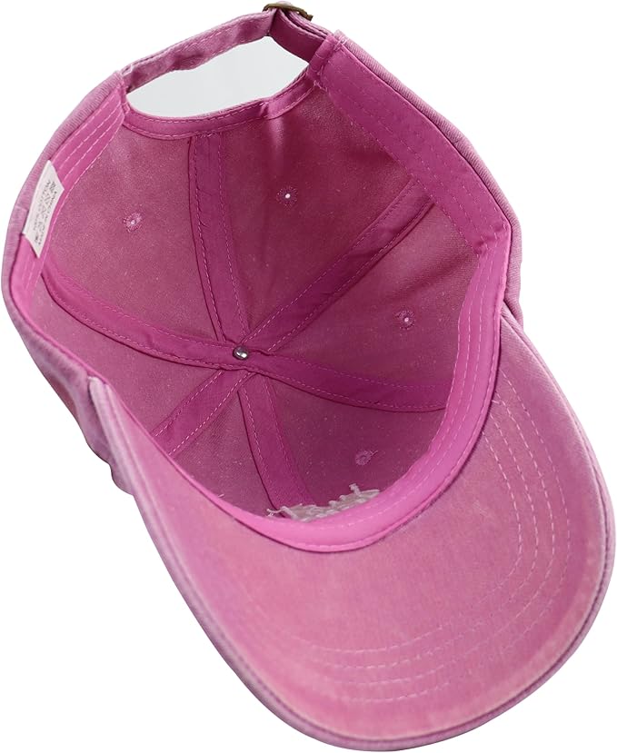 Just a Girl Who Loves Cats Hat for Women, Funny Adjustable Embroidered Cat Mom Baseball Cap