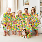 Artsadd Custom Pajamas for Women Men Family, Personalized Face Pjs Pajama Pants, Funny Pet Photo Loungewear Sleepwear Jammies