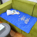 Cooling Pad Mat for Sleep Cooling Mattress Pad Gel for Bed, Relieve Pain, Summer Hot Flashes, Adult, Pets, No Water or Electricity Required (Blue,60 x 20 Inch)