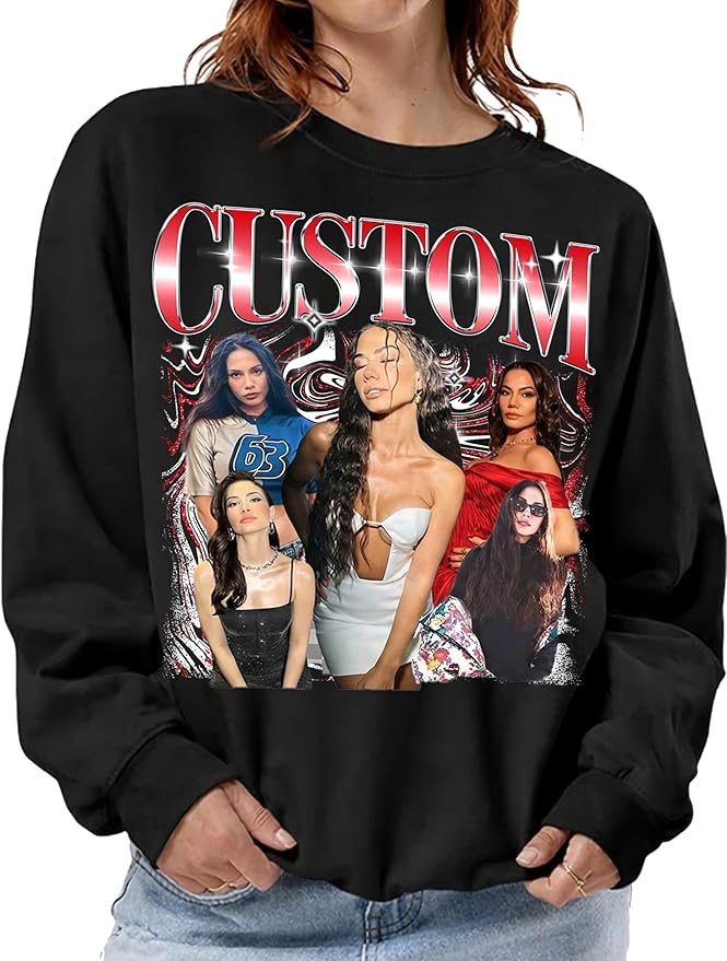 NAZENTI Custom Valentine Shirt Gifts for Boyfriend, Customized Bootleg Rap Tee