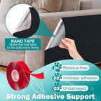 78.7"x15.8" Large Couch Protector from Cat Claws,Anti Scratch Furniture Protector for Cats Corner Wall Scratcher,Replacement for Cat Tree Post Shelves