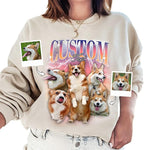 Custom Dad Shirt Personalized Picture T-Shirt for Men for New Dad Daddy Gift for Grandpa