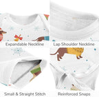 Baby Clothes Set Infant Bodysuits Pants Sets 0-24M For Boys Girls
