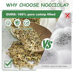 Nocciola 3 Pack Catnip Toys for Cats, Funny Cat Toys Filled with 100% Pure Organic Catnip, Safe Kitten Teething Chew and Kicker Toys, Stress Relieving Fun for Indoor Cats