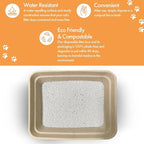 Disposable Litter Boxes (Brown, Large 6-Pack)